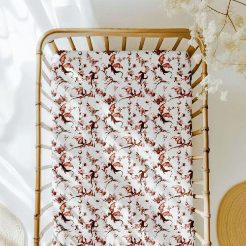Dreaming with Dragons Crib Sheet