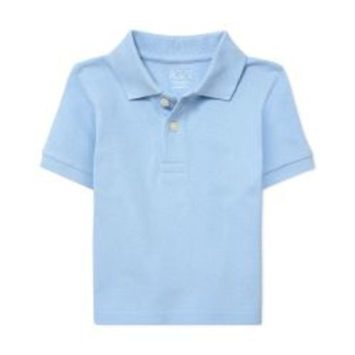 Baby And Toddler Boys Uniform Short Sleeve Pique Polo - BLUE | The Children's Place