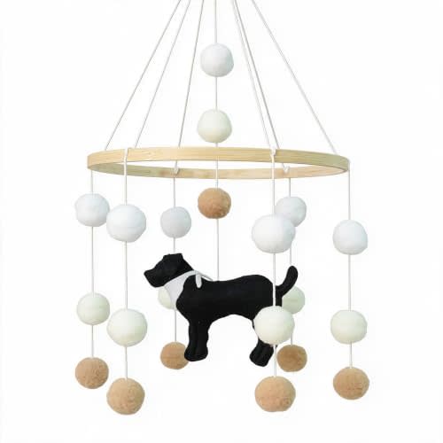 Baby Crib Mobile for Girls Boys Dog Theme Baby Mobile for Crib Puppy Nursery Mobile