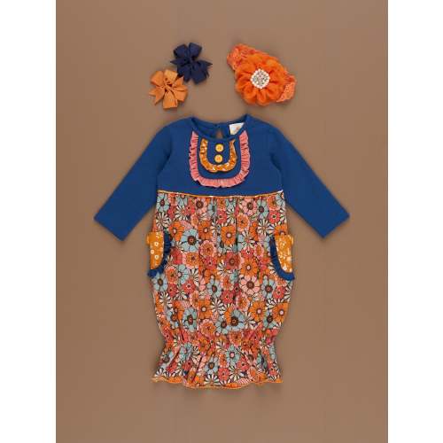 Treasured Petals Ruffle Sleep Gown