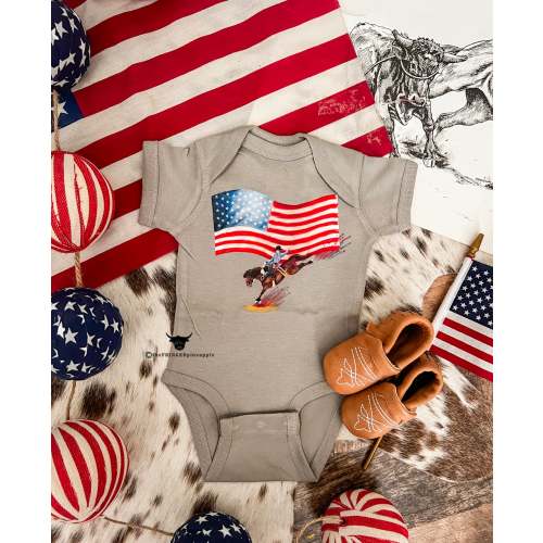 Western 4th Of July -Saddle Bronc (Infant/Toddler/Youth) – theFRINGEDpineapple