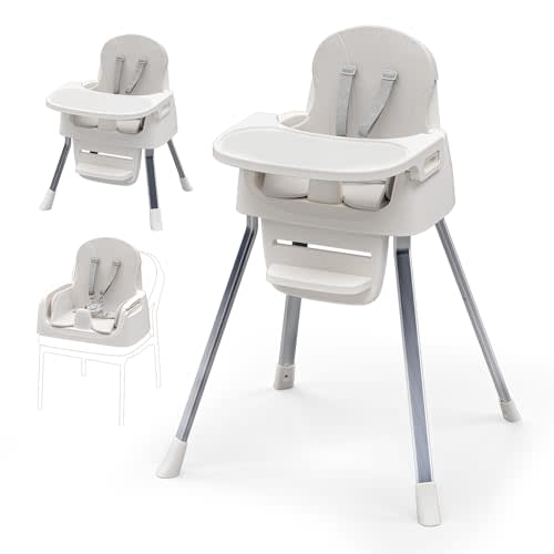 Portable Baby Highchair for Months Infants and Toddlers with 5 Point Harness Convertible Comfortable Seat for Cozy Eating Table Sit Up High Chair and Seats for Sitting Up Back Booster Feeding Chairs