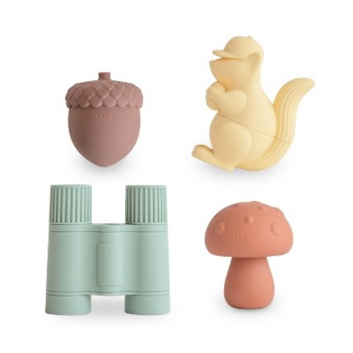 Mushie Nature Mold Free Bath Play Set