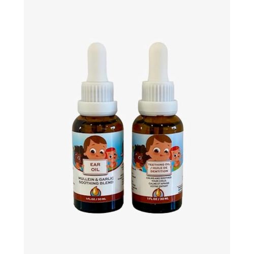 Punkin Butt Teething Oil and Ear Oil for Sore Gum and Ear Canal Relief | All Natural, Organic, Safe for Infants, Chemical-Free
