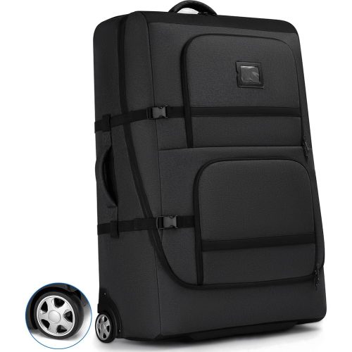 Padded Stroller Travel Bag with Wheels, Compatible with Nuna Mixx Next, UPPAbaby MINU V2 and MINU, Padded Stroller Storage Bag for Airplane, Foldable Gate Check Stroller Bag with Dual Handles