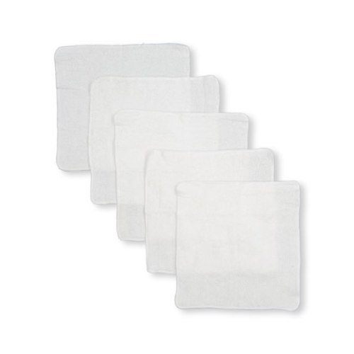 White Baby 5 Pack Face Washer Set | Best&Less™ Online