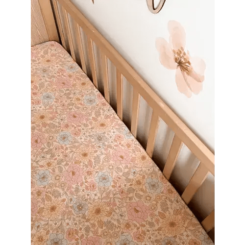 Crib Sheet | Pastel Bloom – Little and Fern
