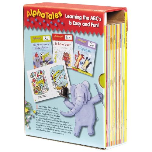 AlphaTales Box Set: A Set of 26 Irresistible Animal Storybooks That Build Phonemic Awareness & Teach Each letter of the Alphabet