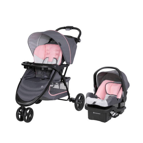 Baby Trend EZ Ride Stroller Travel System, 2024, Dash Pink, Regular