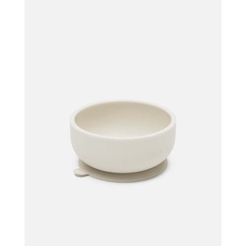 Suction Bowl + Lid - Oatmeal