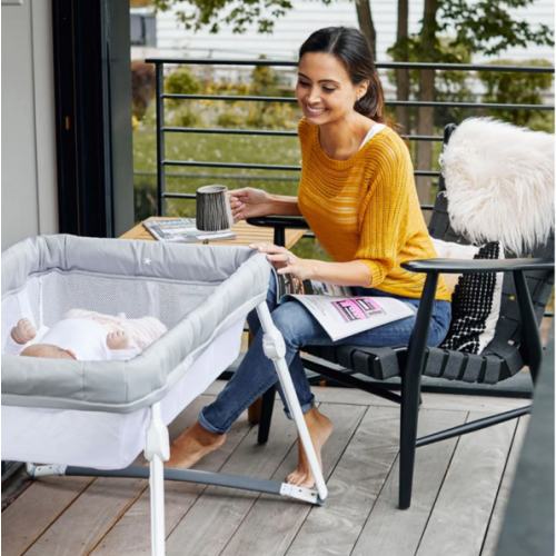 Baby Bassinet: Lotus Crib & Bassinet Kit, Convertible Travel Bassinet – Guava Family