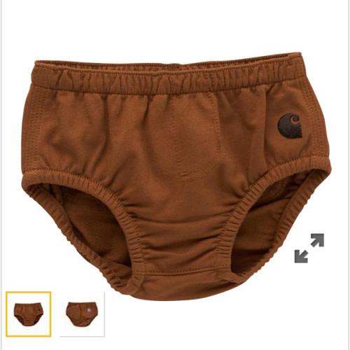 Kids' French Terry Diaper Cover (Infant) | Full Stock | Carhartt