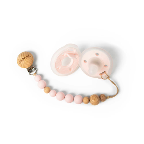 mōmi babypace pacifier gift set - seashell