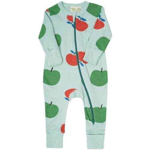 Parade Organic Signature Print '2-Way' Zip Romper - Long Sleeve