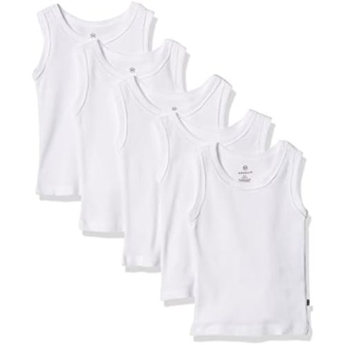 HonestBaby Unisex-Baby Sleeveless Muscle T-Shirts 100% Organic Cotton for Infant Baby and Toddler Boys, Girls