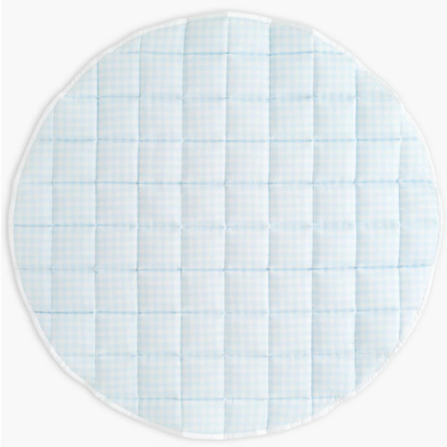 Picnic Gingham Play Mat - Blue