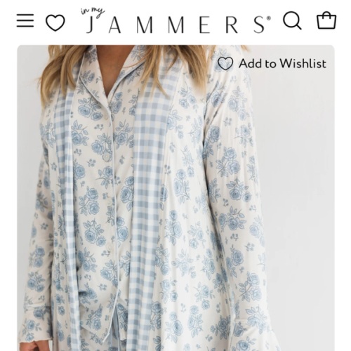 Blue Rose Garden Women's Robe – In My Jammers
