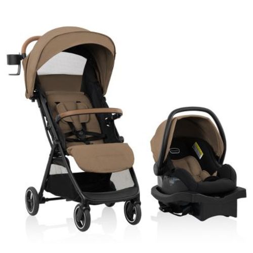 Evenflo Otto Lightweight Travel System with LiteMax Infant Car Seat - Caramel Tan