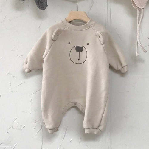 Baby Bear Long sleeve Jumpsuit Romper – August + Willow