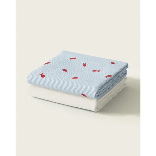 Nestig - Little Crib - Little Fish Crib Sheet Set
