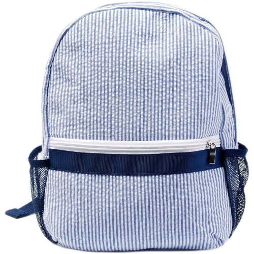 Toddler Backpack, Seersucker Preppy Backpack, Classic Cute School Bookbag Cute Bag