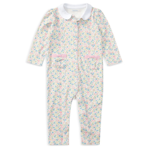 Girls' Floral Coverall - Baby