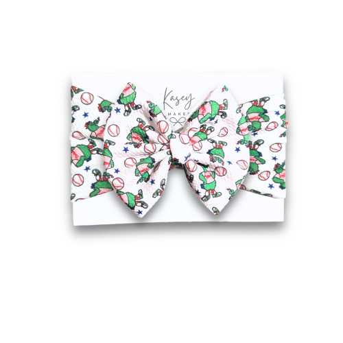Philadelphia Phanatic Hair Bow: Phillies Baseball Accessories