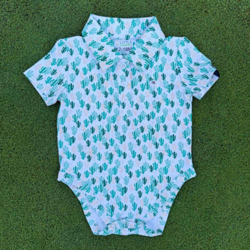 Palm Desert Cactus - Onesie Polo