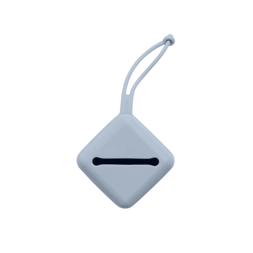 BIBS Silicone Pacifier Case, Dusty Blue, 1 Count