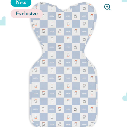 MEDIUM Swaddle Up™ 1.0 TOG Cotton Blue Miffy Checker