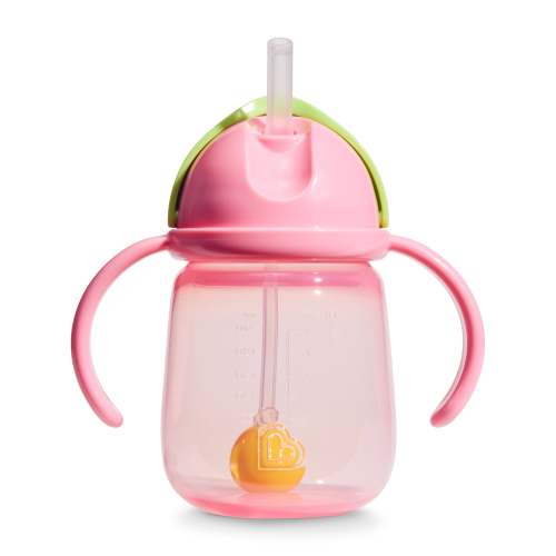 Munchkin Any Angle™ Weighted Straw Cup - 7 Ounce / 1 Pack / Pink