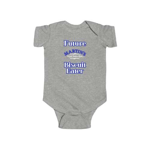 Martin's Biscuit Eater Baby Onsie - Grey