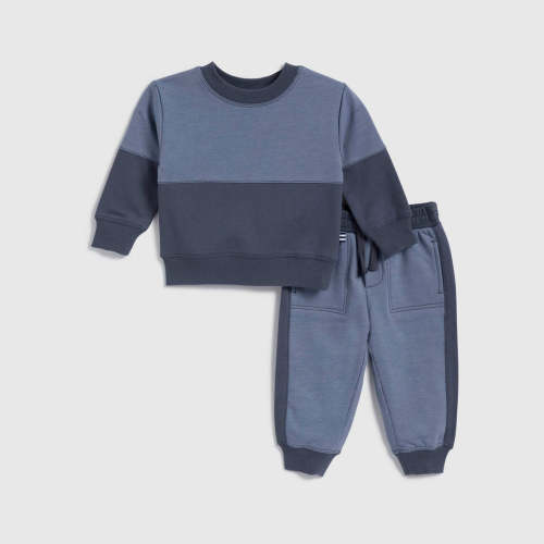 Infant Boy Stormy Colorblock Crew Set | Splendid