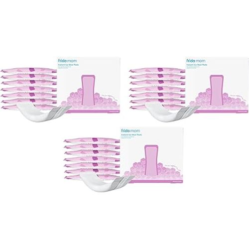 Frida Mom 2-in-1 Postpartum Pads, Absorbent Perineal Ice Maxi Pads, Instant Cold Therapy Packs and Maternity Pad in One