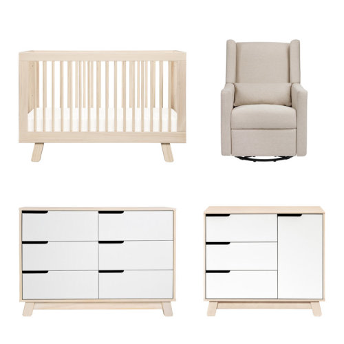 babyletto Hudson Crib, Dresser And Kiwi Glider Set & Reviews | Wayfair