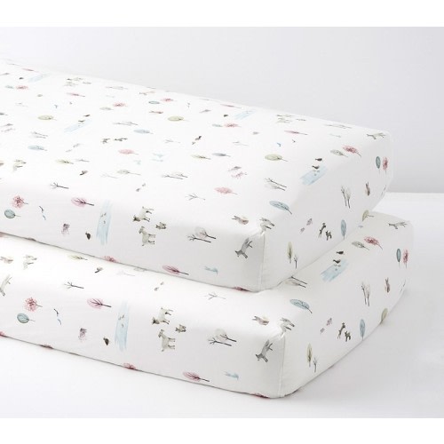Dakota Woodland Organic Crib Fitted Sheet