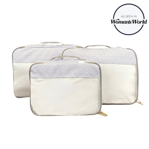 Pack Like A Boss™  - Large Packing Cubes 3pc Set - Taupe