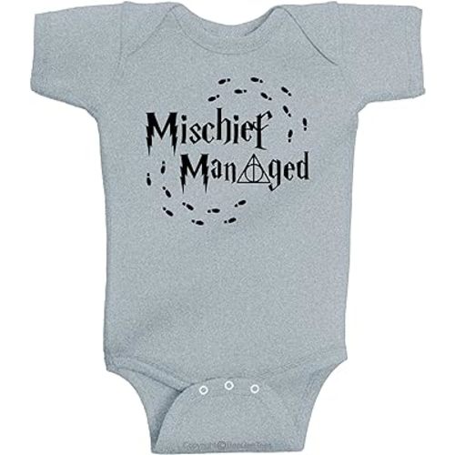 Wizard Managed Baby Romper Funny Infant Bodysuit