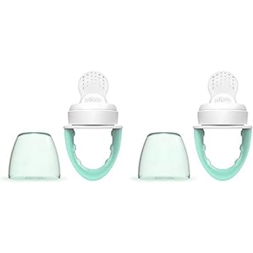 Dr. Brown's Designed to Nourish, Fresh Firsts Silicone Feeder, Mint, One Size (Pack of 2)