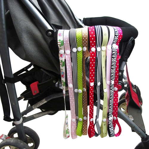 Baby Care Anti-Drop Hanger Belt Holder Toys Stroller Strap Fixed Baby Car Pacifier Chain Stripe