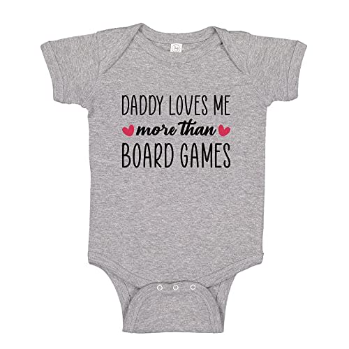 My Daddy Loves Me More Than Board Games Baby One Piece Toddler T-Shirt for Board Game Lover