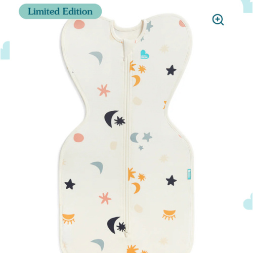 Swaddle Up™ 1.0 TOG Organic Cotton Buff Lunar