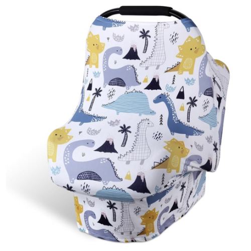Amazon.com: Rquite 4-in-1 Baby Car Seat Canopy, Stretchy Nursing Breastfeeding Cover | Soft Breathable Multi-use Infant Carrier, Stroller, High Chair, Shopping Cart Covers Sun Shade, Newborn Girl Boy Essentials