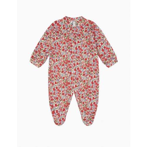 Baby Sleepsuit in Festive Floral