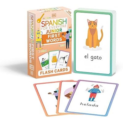 Spanish for Everyone Junior First Words Flash Cards
