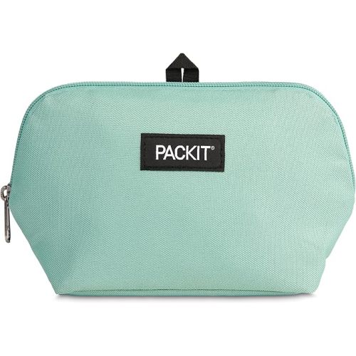 PackIt Freezable Snack Bag, Sage, Built with EcoFreeze Technology, Foldable, Reusable, Zip Closure, Designed For Keeping Snacks Fresh On the Go, and Adults of all Ages