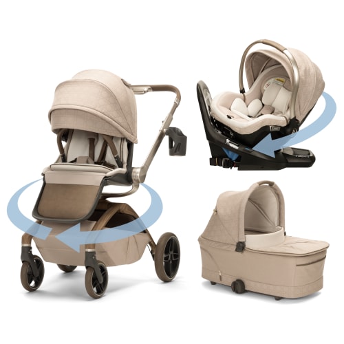 Tana 360° Rotating Travel System with Peri™ 180° & Carriage Accessory in Natural Heritage - Default Title