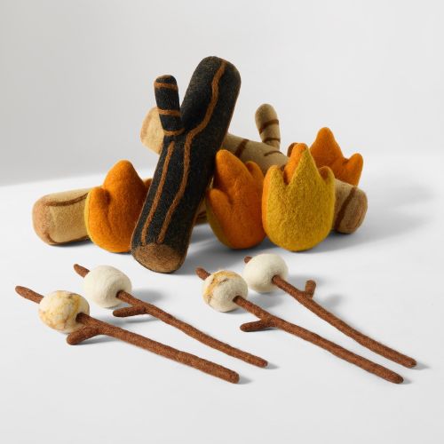 Felt Campfire & Roasted Marshmallows