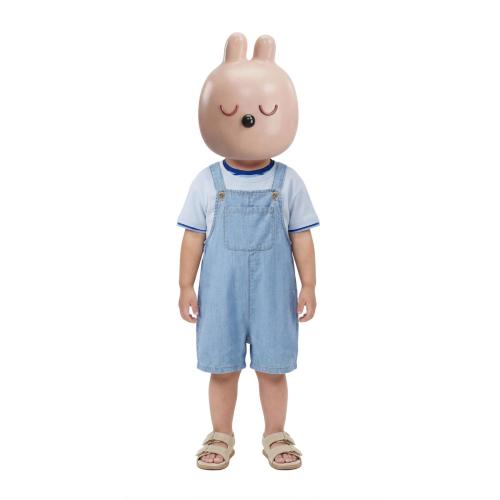 DENIM OVERALL SHORTS - Mid-blue | ZARA United States
