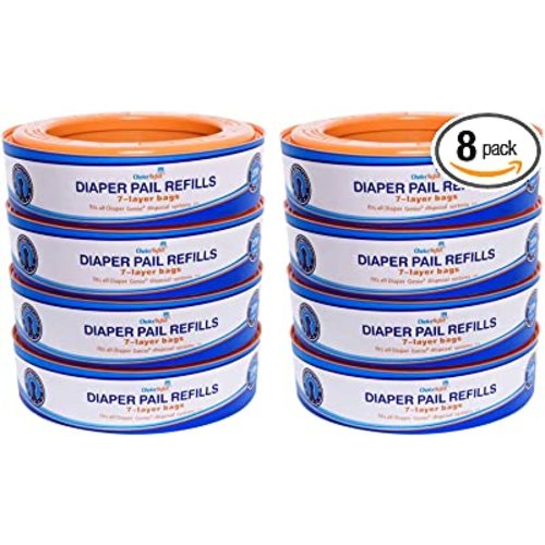 Amazon.com: ChoiceRefill Compatible with Diaper Genie Pails, 8-Pack, 2160 count : Home & Kitchen